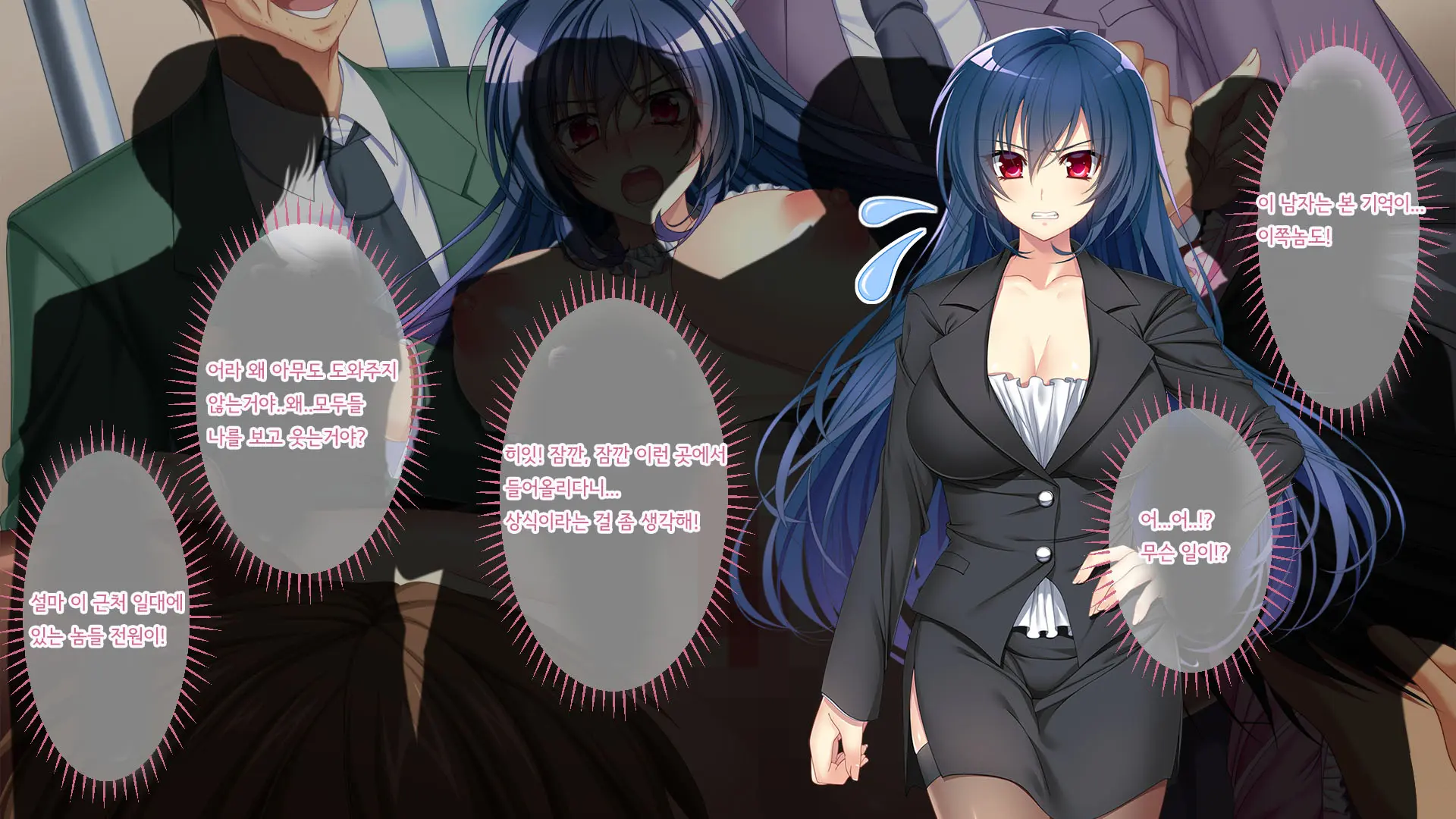Nigeba Nashi! Misshitsu Chikan Densha ~ Otori Sosakan No Hamerare Jigoku | 도망칠수 없어! 밀실치한전차 ~함정수사관의 삽입지옥~